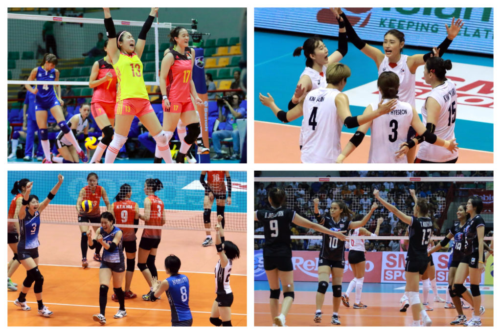 China, Japan, Korea and Thailand advanced to Semifinals of Asian Women ...